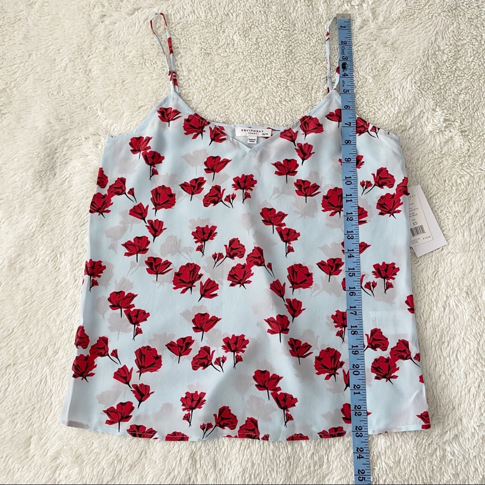 NWT Equipment Printed Silk Layla Cami Top XS - Picture 9 of 9